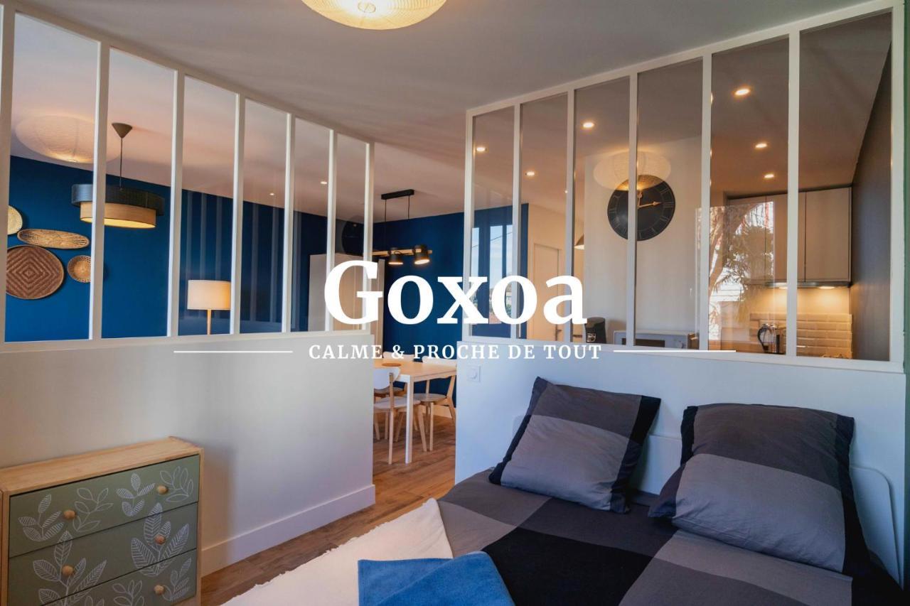 Goxoa - Appartement au Calme, Centre Ville, Parking - WiFi&Netflix Hendaye Exterior foto