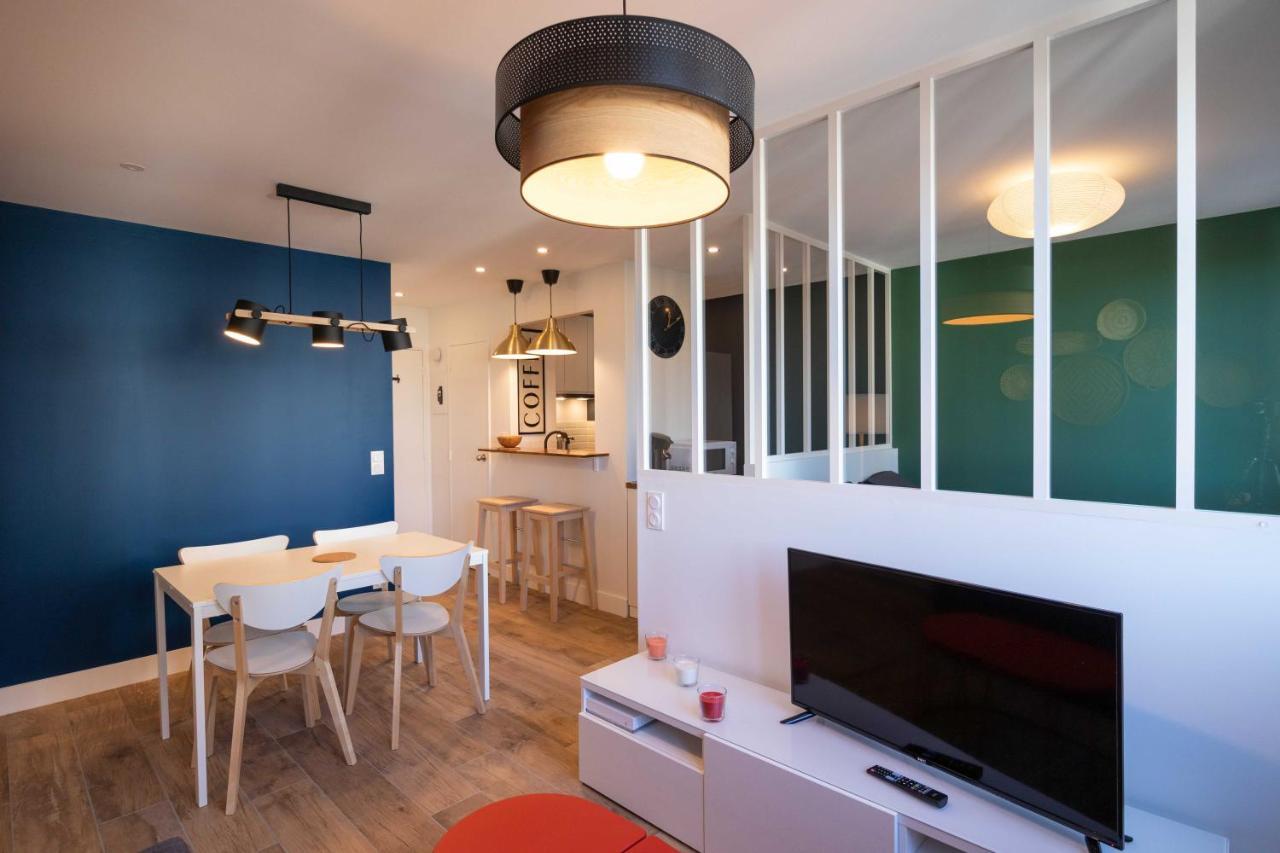 Goxoa - Appartement au Calme, Centre Ville, Parking - WiFi&Netflix Hendaye Exterior foto