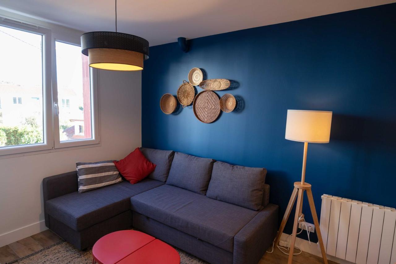 Goxoa - Appartement au Calme, Centre Ville, Parking - WiFi&Netflix Hendaye Exterior foto